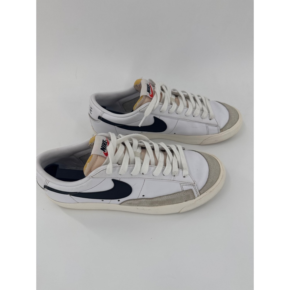 Nike Blazer Low 77 Vintage White Black Mens Sneakers DA6364-101 Size‎ 9.5